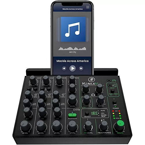 Mackie MobileMix Content Creator Bundle With AT2040 Microphone and ATH-M20X Headphones