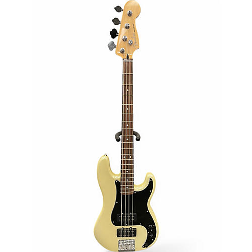 Used Fender Blacktop Precision Bass White Chrome Electric Bass Guitar White Chrome