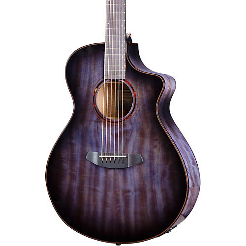 Breedlove Pursuit Exotic S CE Concert Acoustic-Electric Guitar Blackberry