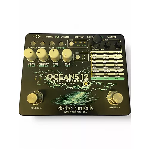 Used 2010s Electro-Harmonix OCEANS 12 Effect Pedal