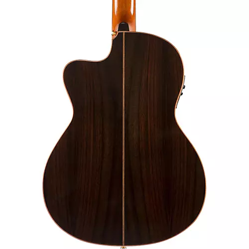 Lucero LFN200SCE Spruce/Rosewood Thinline Acoustic-Electric Classical Guitar Natural