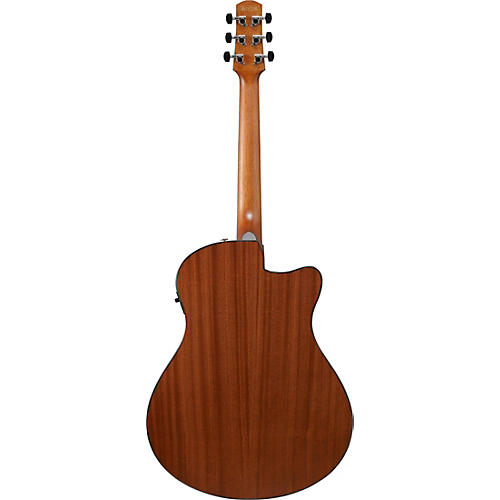 Ibanez AAM50LCE Left-Handed Advanced Auditorium Acoustic-Electric Guitar Light Brown Sunburst