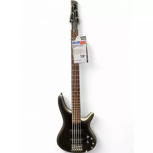 Used Ibanez SR305 5 String Silverburst Electric Bass Guitar Silverburst