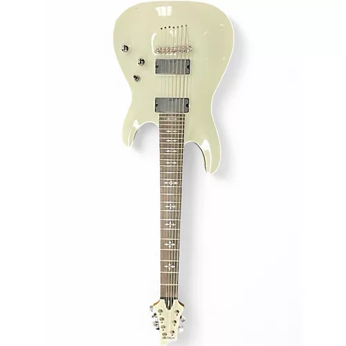 Used Schecter Guitar Research Demon 7 String Alpine White Solid Body Electric Guitar Alpine White