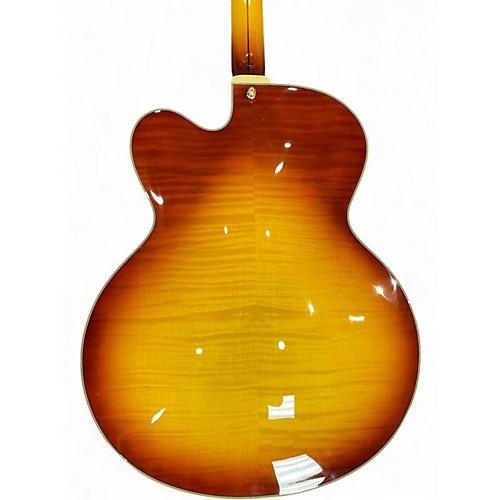 Used D'Angelico EXL-1 Dark Iced Tea Burst Hollow Body Electric Guitar Dark Iced Tea Burst