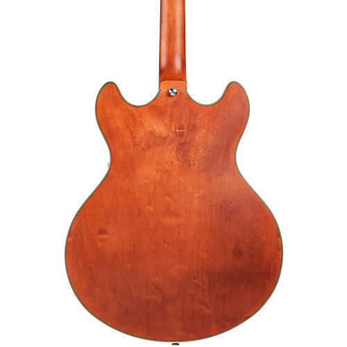 D'Angelico Premier Series DC XT Limited-Edition Semi-Hollow Electric Guitar with Seymour Duncan Psyclone Humbuckers Matte Walnut