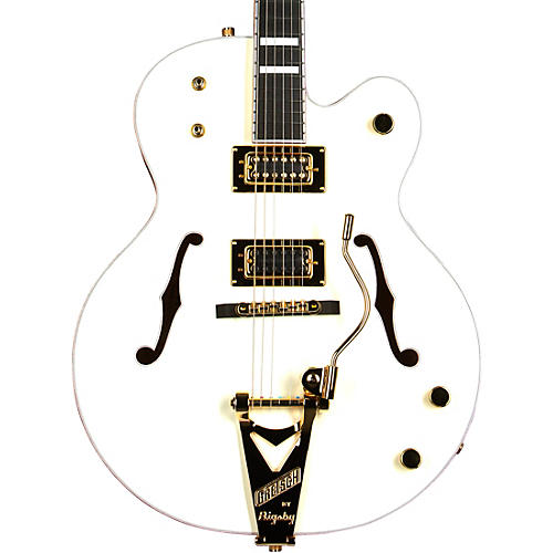 Gretsch Guitars G8424T Billy Duffy Signature Falcon LTD Hollowbody With Bigsby Electric Guitar Vintage White
