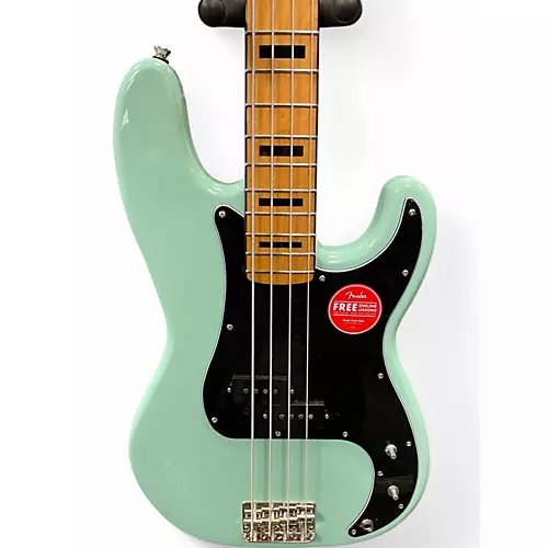 Used Squier classic vibe 70's p bass seafoam green Electric Bass Guitar seafoam green