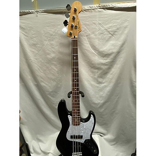 Used 2022 Fender Modern Player Jazz Bass Black And White Electric Bass Guitar Black and White