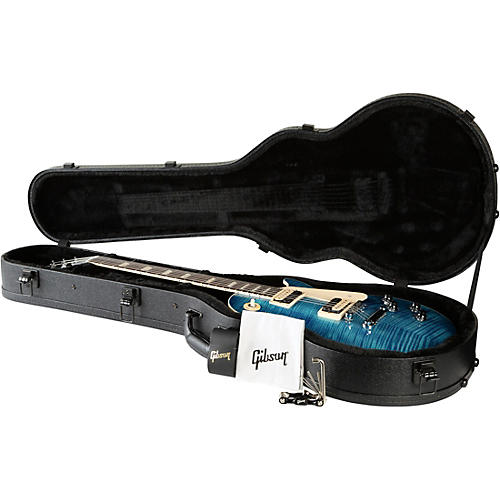 Gibson Les Paul Traditional Pro V AAA Flame Top Electric Guitar Dark Purple Burst