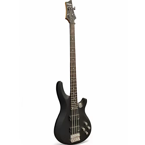 Used Schecter Guitar Research C4 4 String Black Electric Bass Guitar Black