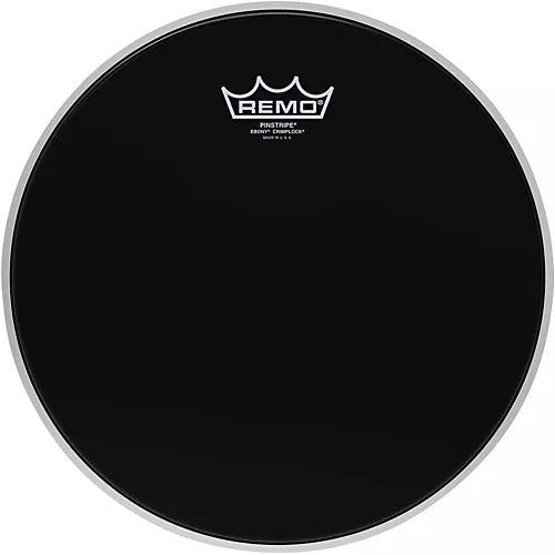 Remo Pinstripe Ebony Crimplock Drum Head 12 in.
