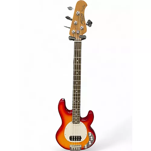Used Sterling by Music Man stingray  Cherry Sunburst Electric Bass Guitar Cherry Sunburst
