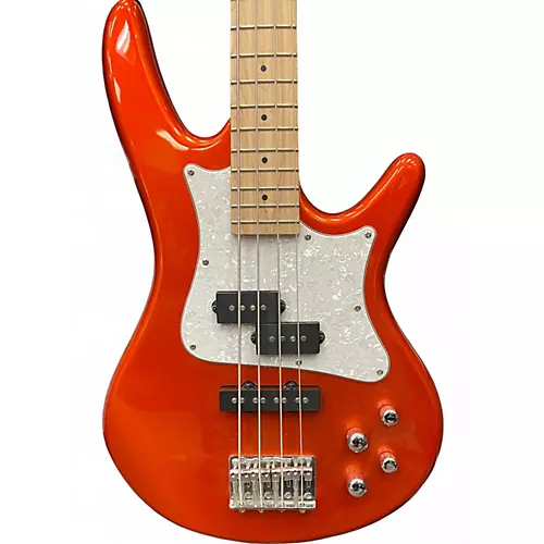 Used Ibanez SRMD200 Metallic Orange Electric Bass Guitar Metallic Orange