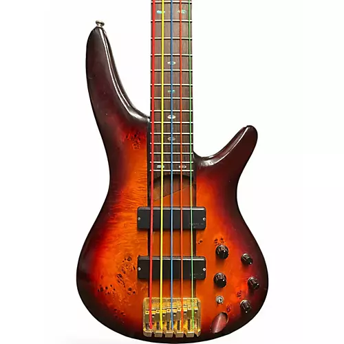 Used Ibanez SR805 5 String AGED WHISKEY BURST Electric Bass Guitar AGED WHISKEY BURST