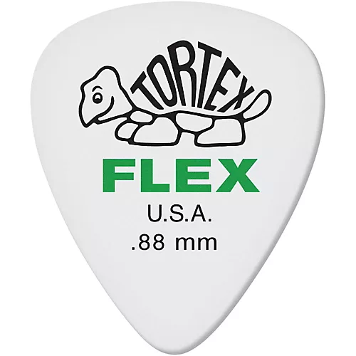Dunlop Tortex Flex Standard Guitar Picks .88 mm 12 Pack