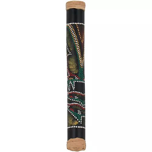Pearl 16 in. Bamboo Rainstick in Hand-Painted Hidden Spirit Finish