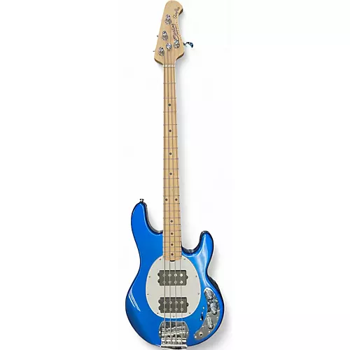 Used Sterling by Music Man Sub Series Stingray Blue Electric Bass Guitar Blue