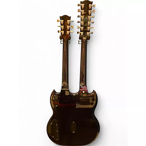 Used 2019 Gibson EDS1275F SG Double Neck Purple Solid Body Electric Guitar Purple