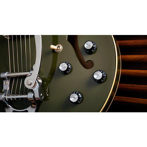 Epiphone ES-335 Bigsby Semi-Hollow Electric Guitar Olive Drab
