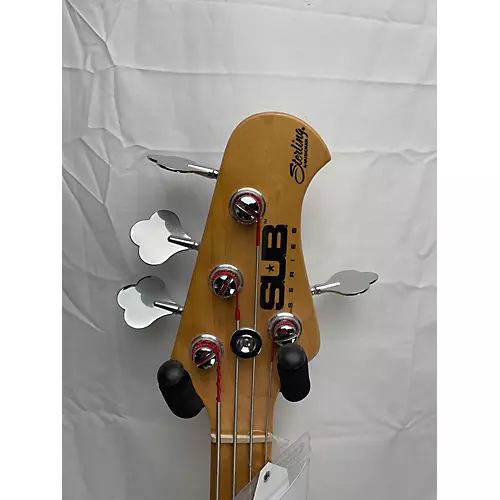 Used Sterling by Music Man Sub series Black Electric Bass Guitar Black