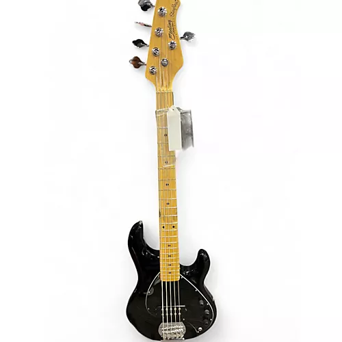 Used Sterling by Music Man Stingray 5 Black Electric Bass Guitar Black