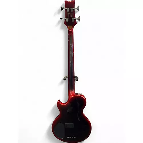 Used Schecter Guitar Research Nadja Peulen NP4 Red Electric Bass Guitar Red