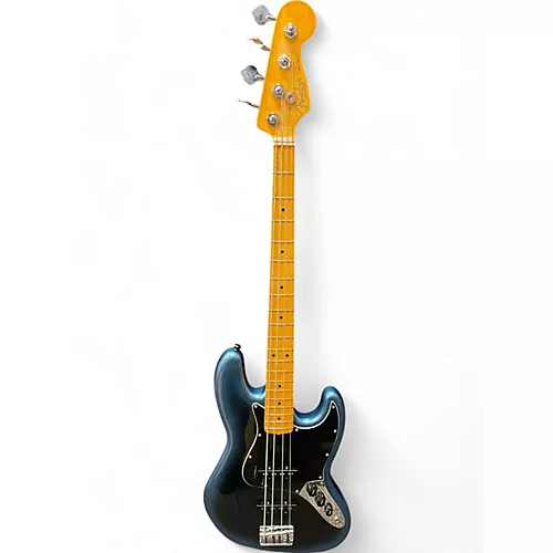Used 2024 Fender American Professional II Jazz Bass dark night Electric Bass Guitar dark night