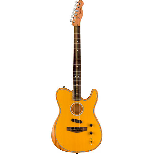 Fender Acoustasonic Player Telecaster Acoustic-Electric Guitar Brushed Black