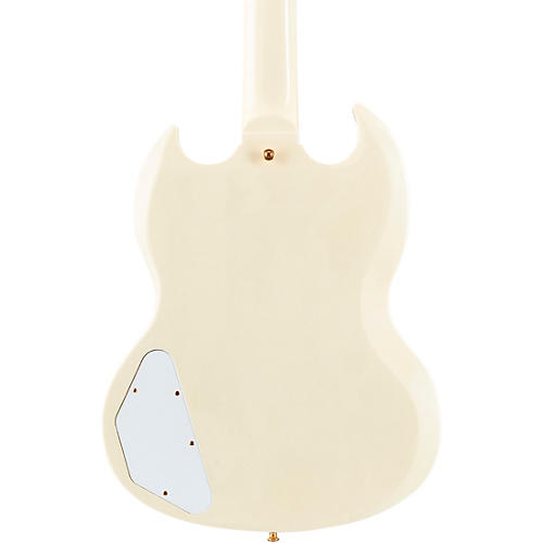 Gibson Custom 1963 Les Paul SG Custom Reissue 3-Pickup With Maestro VOS Electric Guitar Classic White