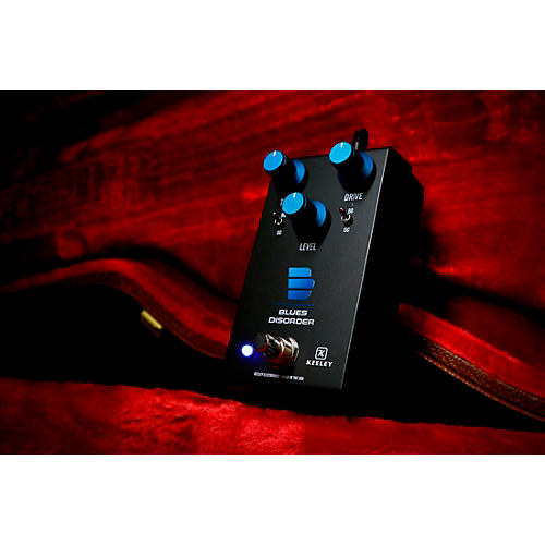 Keeley Blues Disorder Overdrive & Distortion Effects Pedal Black/Blue