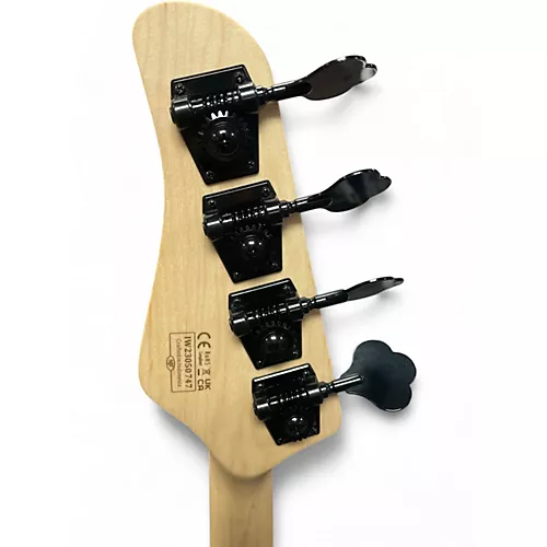 Used Schecter Guitar Research Justin Beck V Ani Natural Electric Bass Guitar Natural