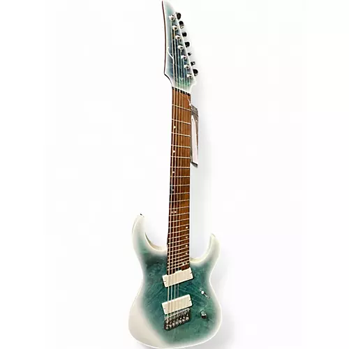 Used Legator N7FOD Multi-Scale 7-String Arctic Blue Burst Solid Body Electric Guitar Arctic Blue Burst