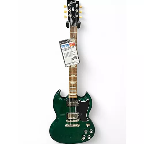 Used 2024 Gibson sg standard 1961 Trans Green Solid Body Electric Guitar Trans Green