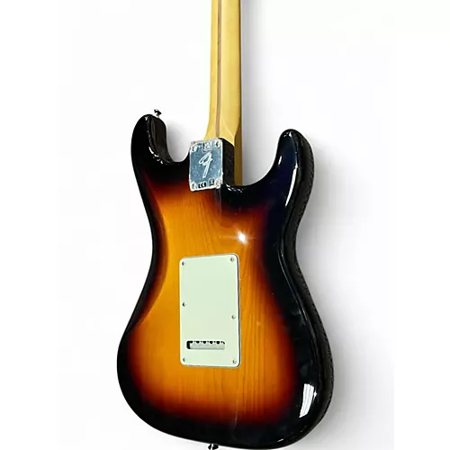 Used Fender Player Stratocaster Left Handed 3 Tone Sunburst Solid Body Electric Guitar 3 Tone Sunburst