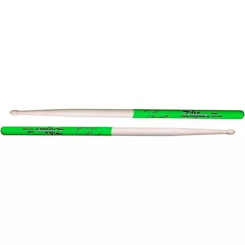 Zildjian Maple Green DIP Drum Sticks 5B Wood