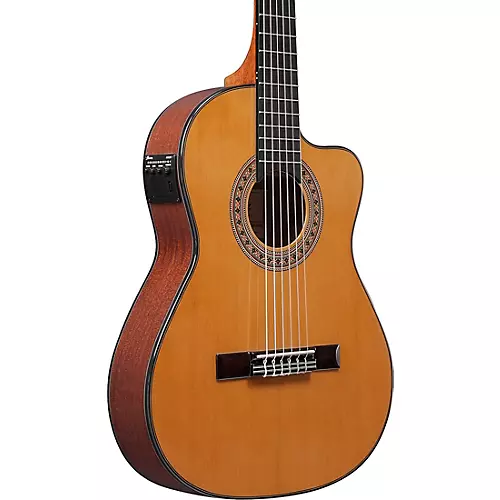 Ibanez GA5TCE3Q Classical 3/4 Acoustic-Electric Guitar Amber