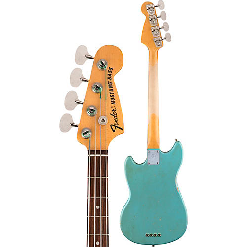 Fender Justin Meldal-Johnsen Road Worn Mustang Electric Bass Black