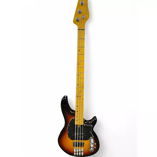Used Schecter Guitar Research CV 4 3 Color Sunburst Electric Bass Guitar 3 Color Sunburst