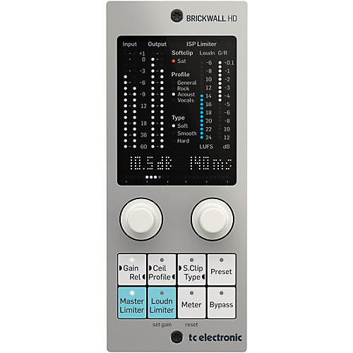 TC Electronic BRICKWALL HD-DT Mastering Brickwall Limiter Plug-in with Dedicated Hardware Interface