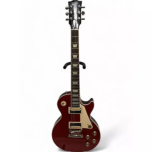 Used 2021 Gibson Les Paul Classic Trans Cherry Solid Body Electric Guitar Trans Cherry