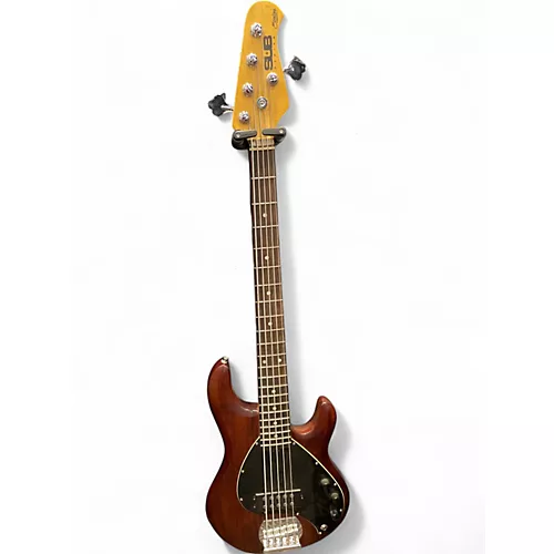 Used Sterling by Music Man SUB SERIES RAY 5 WALNUT SATIN Electric Bass Guitar WALNUT SATIN