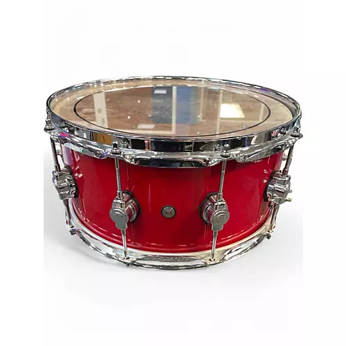 Used DW 14X6.5 Performance Series Snare Red Drum Red 213