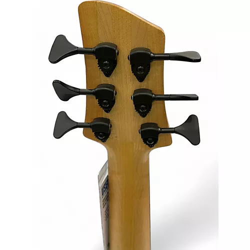 Used 2006 Elrick Platinum Hybrid Evolution Natural Quilted Maple Electric Bass Guitar Natural Quilted Maple