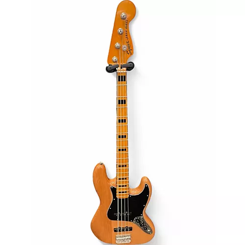 Used Squier Classic Vibe 70s Jazz Bass NATURAL Electric Bass Guitar NATURAL