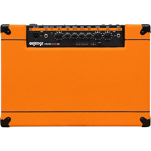 Orange Amplifiers Crush Bass 100 100W 1x15 Bass Combo Amplifier Black
