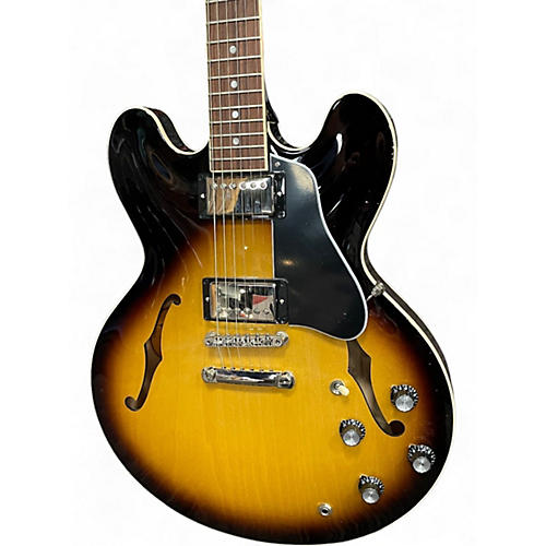 Used 2024 Gibson ES335 2 Tone Sunburst Hollow Body Electric Guitar 2 Tone Sunburst