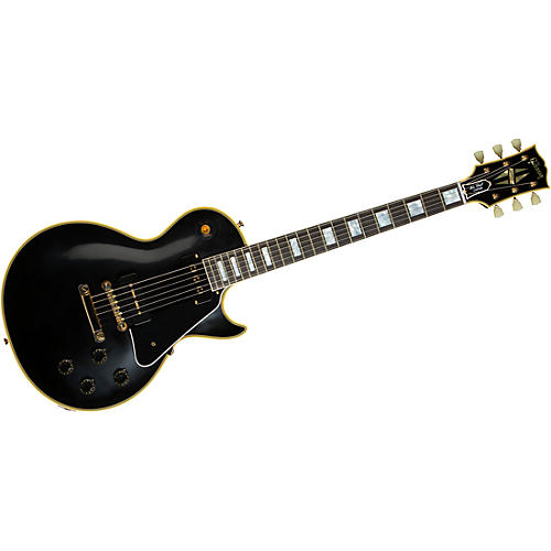 Gibson Custom 1954 Les Paul Custom Staple Pickup Reissue VOS Electric Guitar Ebony