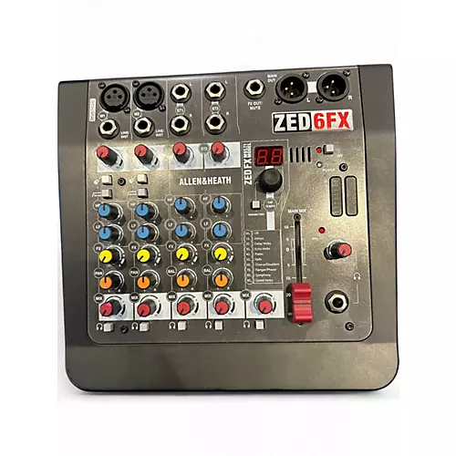 Used Allen & Heath zed6fx Unpowered Mixer
