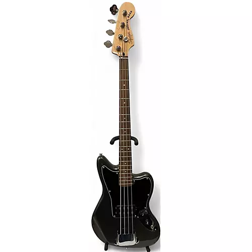 Used Squier AFFINITY JAGUAR BASS Metallic Black Electric Bass Guitar Metallic Black